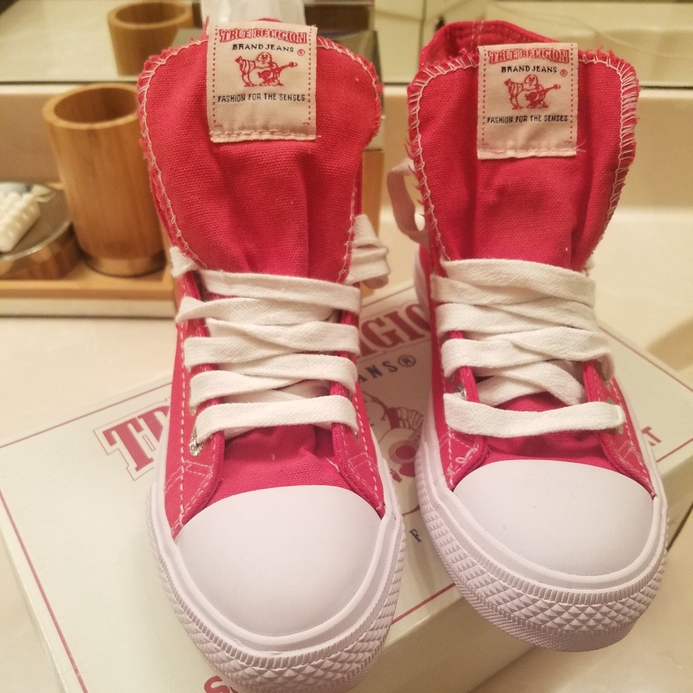 True Religion hightop sneakers